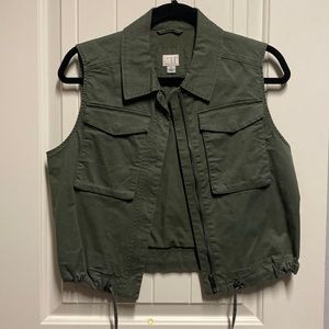 Olive Green Women's Vest